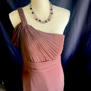 BARI JAY Bridesmaid Dress, Brown, size 12